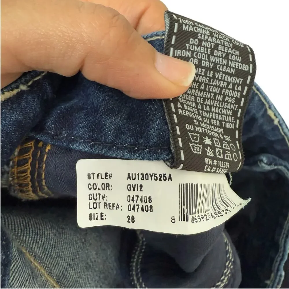 NWT 7 For All Mankind A Pocket Flare‎ Distressed Jeans Women’s Size 28